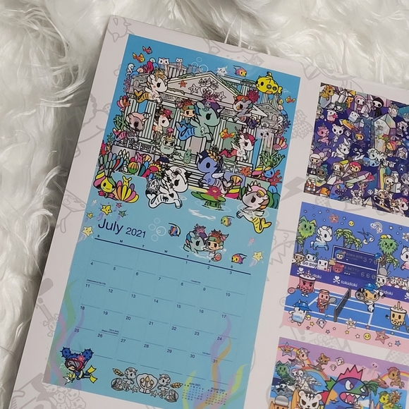 2021 Tokidoki Calendar Sealed and New Anime Colorful - Picture 4 of 11